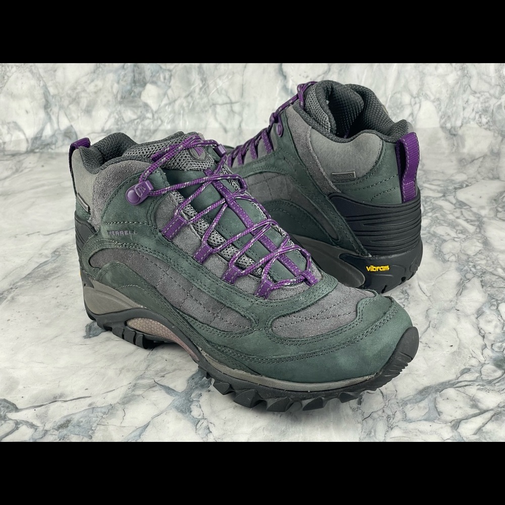 Merrell J21494 Women's Siren Waterproof Mid Leather Boot Size US 8.5|UK 6|EU 39 - Picture 8 of 9